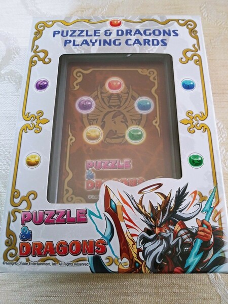 公式グッズ PUZZLE&DRAGONS【パズドラトランプ】おもちゃ 玩具 カードゲーム テーブルゲーム 新品未使用