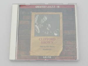CD/ CLIFFORD BROWN GREATEST JAZZ-18 /「J22」中古