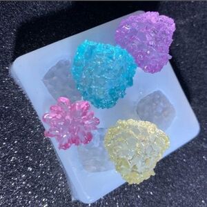 ! crystal Stone ( stone ) type * silicon mold 120