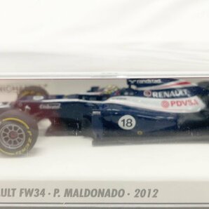 ミニチャンプス PMA 1/43 ウイリアムズ F1チーム ルノー FW34 ＃18 2012 パストールマルドナード Williams P.Maldonado S3059 JP-31の画像2