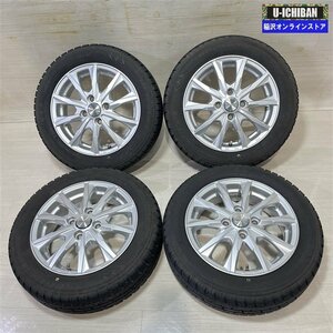 155/65R14 軽 軽自動車 等 ジョーカー 4.5-14+45 4H100 2020年製 トーヨー ガリットGIZ 14インチ スタッドレス 4本セット 009k