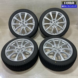 215/45R18 ステップワゴン ノア ヴォクシー 等 ジョーカー 7.5-18+53 5H114.3 ダンロップ WM03 18インチ スタッドレス 4本セット 009ｋ