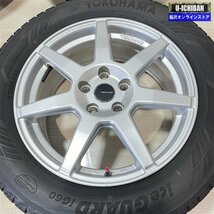 225/55R17 F60 ミニクロスオーバー 等 テクマグ201R 7-17+52 5H112 ヨコハマ アイスガードIG60 17インチ スタッドレス 4本セット 009ｋ_画像4