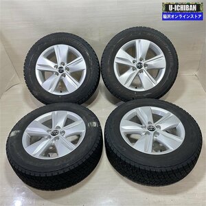 225/65R17 ハリアー RAV4 等 トヨタ ハリアー 純正 7-17+39 5H114.3 ブリヂストン DM-V2 17インチ スタッドレス 4本セット 009ｋ