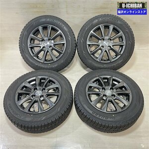 165/70R14 VW UP アップ 等 チームスパルコ 5-14+35 4H100 2021年製 ヨコハマ アイスガードIG60 14インチ スタッドレス 4本セット 009k