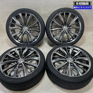 225/40R19 オデッセイ 等 レオニス 7.5-19+53 5H114.3 トーヨー ナノエナジー3/セイバーリング SL201 19インチ 4本セット 009k