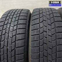 215/60R16 クラウン マークX 等 ラブリオン 6.5-16+38 5H114.3 グッドイヤー アイスナビ6 16インチ スタッドレス 4本セット 009k_画像9