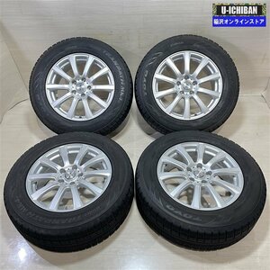 225/65R17 ハリアー エクストレイル RAV4 等 ジョーカー 7-17+40 5H114.3 トーヨー トランパスMK4α 17in スタッドレス 4本セット 009ｋ