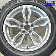 255/55R18 BMW X5 等 AGA WELT 8-18+40 5H120 ブリヂストン ブリザックRFT 18インチ スタッドレス 4本セット 009_画像3