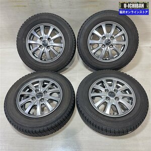 145/80R13 軽 軽自動車 等 マナレイ ユーロテック 4-13+43 4H100 ヨコハマ IG30 13インチ スタッドレス 4本セット 009k