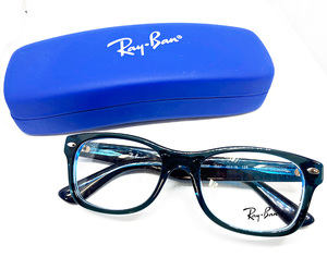 Ray-Ban レイバン 正規品 眼鏡フレーム 子供用 キッズ OPTICS KIDS RY1528F-3667 ブルー 青 ウェリントン 展示品 難あり