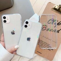 iPhone13pro iPhoneケース iPhone オーロラケース クリアケース シンプルケース シリコンケース シリコン ソフトケース おしゃれ かわいい_画像2