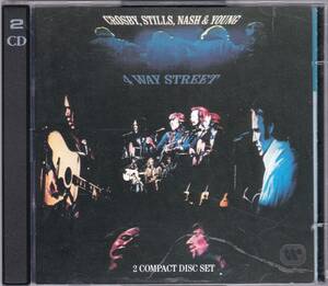 ☆CROSBY, STILLS, NASH＆YOUNG/4 Way Street◆71年発表の絶頂期の貴重なライヴ音源にして超大名盤◇レアなCD２枚組＆ボートラ+4曲追加★