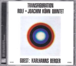 ☆ROLF+JOACHIM KUHN(ロルフ+ヨアキム・キューン) QUINTET/Transfiguration◆67年に名門『MPS』録音の超大名盤◇世界初CD化＆激レア廃盤★