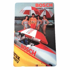 ★未使用・テレカ★レースクイーン（race queen）★ボッシュ（BOSCH）★テレホンカード・50度数★V349