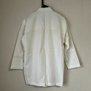 80s 90s plantation ジャケット M ホワイト issey miyake イッセイミヤケ プランテーション vintage ストライプ ビンテージ デッドストックの画像2