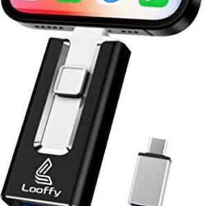 128GB usbメモリ 3.1高速4in1 Phone usbメモリー フラッシュドライブ アイフォン用メモリ