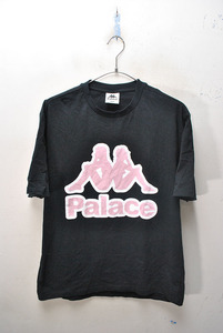 PALACE × KAPPA T-SHIRT パレス/カッパ/Tシャツ/ロゴ/プリント/ブラック/L