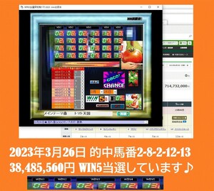 初夏の新作　[WIN5当選探知機トマト2023]　のご案内です、、、