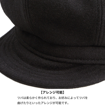 【サイズ L】ニューヨークハット NEW YORK HAT キャスケット ウール メルトン Wool Spitfire #9055 MADE IN USA アメリカ製 帽子_画像3