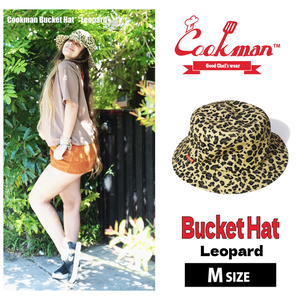 COOKMAN クックマン バケットハット Bucket Hat Leopard レオパード Mサイズ 233-31164 総柄 バケハ ゆうパケット1点まで送料無料