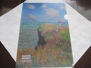 Art hand Auction Neue unbenutzte Claude Monet Walk on the Cliff Clear File A4 Monet Frau mit Sonnenschirm Impression Sunrise Water Lily Renoir Cezanne Gauguin, Malerei, Ölgemälde, Natur, Landschaftsmalerei