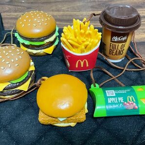 最後の値下げ済　マクドナルドフードストラップ 第1弾　コンプ　未使用品　ゆうパケットプラス込