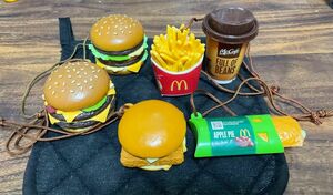 最後の値下げ済　マクドナルドフードストラップ 第1弾　コンプ　未使用品　ゆうパケットプラス込