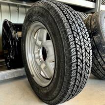 即売!!【ジムニー背面タイヤ★175/80R16YOKOHAMAバリ溝タイヤ付き】GEOLANDER A/T-S★195/80-15★JA11JA22JB23JB64_画像1