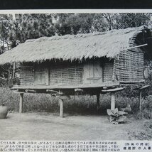 【絵葉書2625】台湾の風物 蕃人の貯蔵庫 / 戦前絵はがき 古写真 郷土資料_画像2