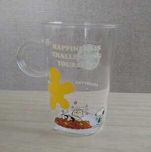 スターバックス グラスマグ PEANUTS Charlie Brown 355ml STARBUCKS スタバ ピーナッツ チャーリーブラウン スヌーピー