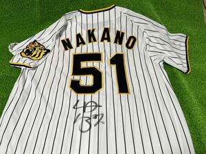  Hanshin Tigers middle .. dream with autograph uniform Home O