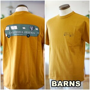 BARNS バーンズ　タフネック半袖プリントTシャツ　23152　バーンズアウトフィッターズ　 サイズM