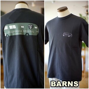 BARNS バーンズ　タフネック半袖プリントTシャツ　23152　バーンズアウトフィッターズ　 サイズM