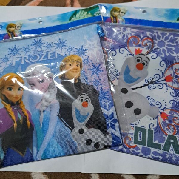 アナと雪の女王　オラフ　巾着　給食袋　ディズニー
