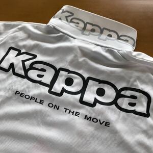 Ｍサイズ　新品　Kappa カッパ 半袖ポロシャツ　サラサラ快適　ホワイト