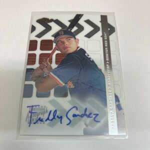 Freddy Sanchez RC 2002 Topps Finest RC auto