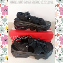 ★国内発★Nike Air Max Koko サンダル 黒 オールブラック（US6/23cm）CI8798-003_画像3