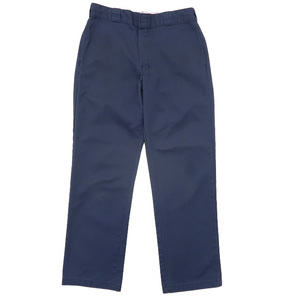 古着 ディッキーズ Dickies 874 ワークパンツ ネイビー サイズ表記：W34L32　gd81026