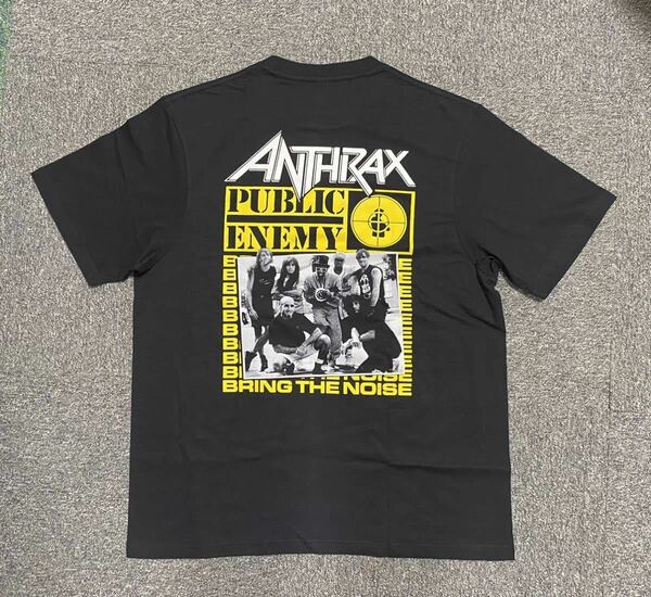 【送料無料】XLサイズ ANTHRAX × PUBLIC ENEMY Tシャツ アンスラックス パブリックエナミー