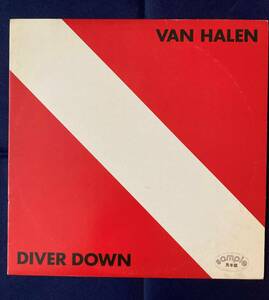 LPレコード ★ sample盤 見本盤 ★ VAN HALEN / DIVER DOWN ヴァン・ヘイレン / ダイヴァー・ダウン サンプル盤 非売品 P-11189 藤65