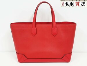 エルメス HERMES マキシボックスカバ30 トートバッグ Ａ刻印 エヴァーカラー×エプソン レッド系 美品 バッグ