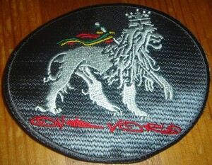 m-69 Original ワッペン ONE WORLD ワンワールド ジャーライオン レゲエ ラスタ RASTA