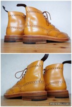 【試し履きのみ/未使用】英国製 Tricker's/トリッカーズ モールトン エイコン カントリー ブーツ US8 Fit.5 26cm相応/クロケット_画像7