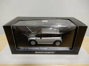 1/43 ミニ ワン アエロダイナミック パッケージ Mini One Aerodynamic Package 2002 Silver シルバー 431138271 ミニチャンプス PMA