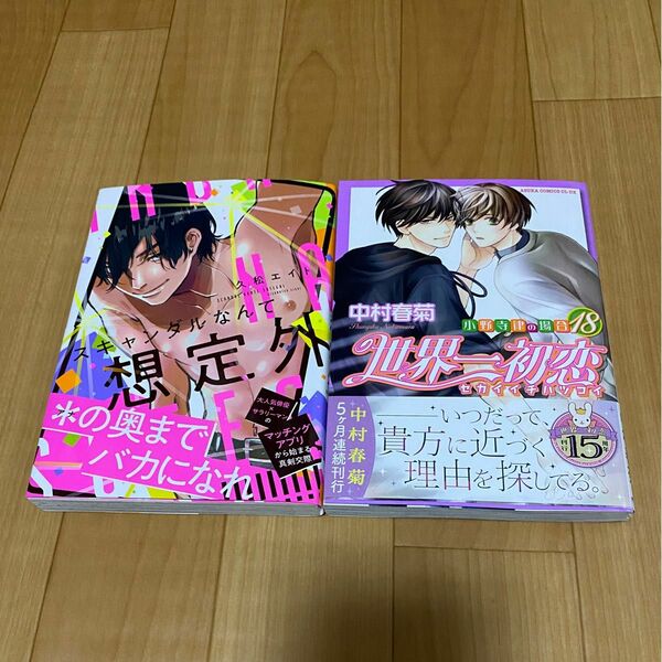 BL 漫画★・スキャンダルなんて想定外　久松エイト・世界一初恋　小野寺律の場合　18巻　中村春菊