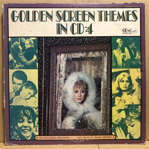 GOLDEN SCREEN THEMES IN CD-4 2枚組LP CD4W-7043 4CH 高音質盤