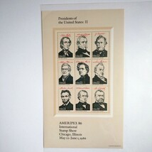 歴代アメリカ大統領の未使用　切手シート　４種類_画像4