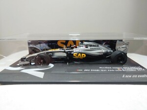 ミニチャンプス　マクラーレンホンダ　MP4-29H1×1　S.VANDOORNE ABU DHABI TEST 2014 1/43