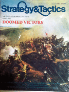 3W/STRATEGY&TACTICS NO.136/DOOMED VICTORY THE BATTLE FOR MOSCOW 1812:BORODINO /新品駒未切断/日本語訳なし
